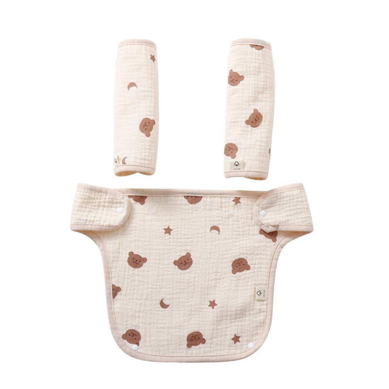 Bộ 3 Yếm Ăn Dặm Đeo Hông Tiện Dụng Cho Bé Sơ Sinh