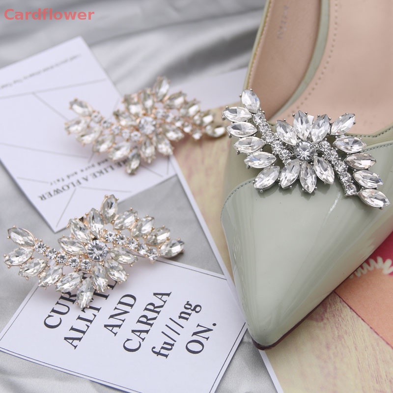 1 Kẹp Đính Đá Lấp Lánh Trang Trí Giày Cao Gót Cho Cô Dâu Mới