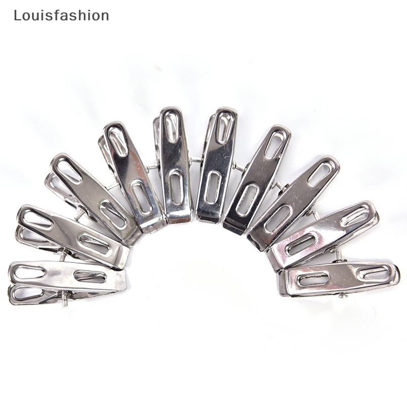 Bộ 20 Kẹp Quần Áo Bằng Thép Không Gỉ Louisfashion