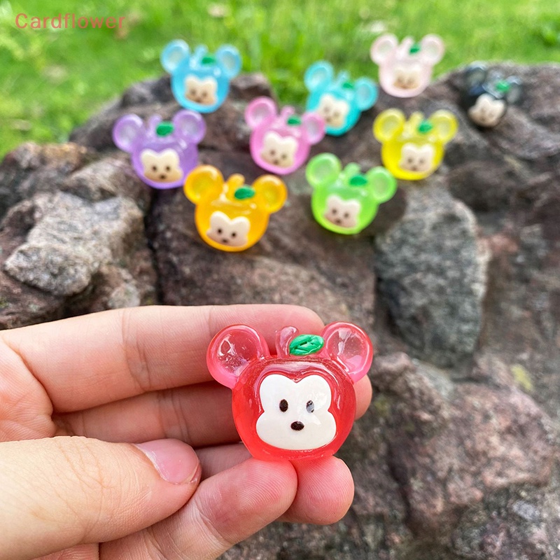 1 Búp Bê Chuột Micky Mini Bằng Nhựa Resin Phát Sáng Màu Ngẫu Nhiên Mới