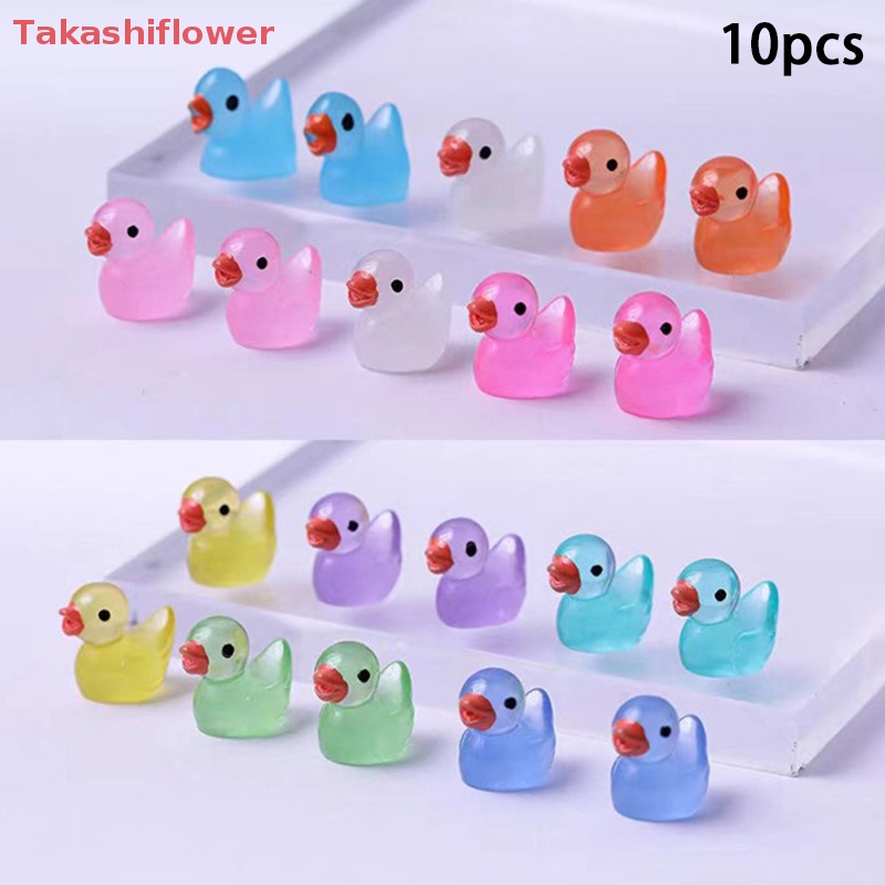 Bộ 10 Mô Hình Búp Bê Mini Phát Sáng Trong Bóng Tối Trang Trí Tiểu Cảnh