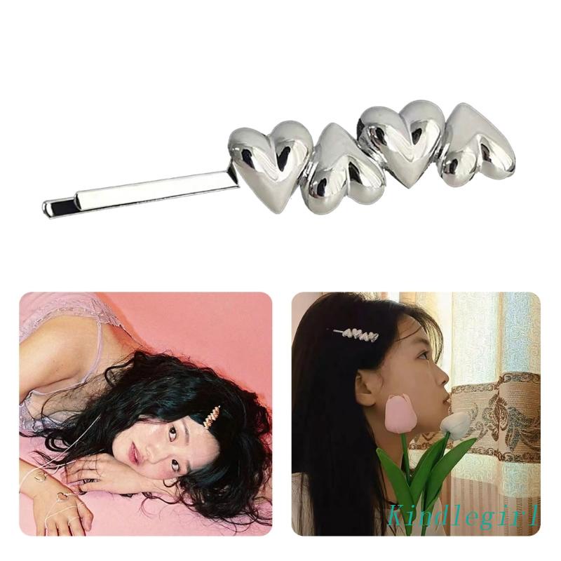 Kẹp Tóc Hình Trái Tim Thời Trang Ngọt Ngào