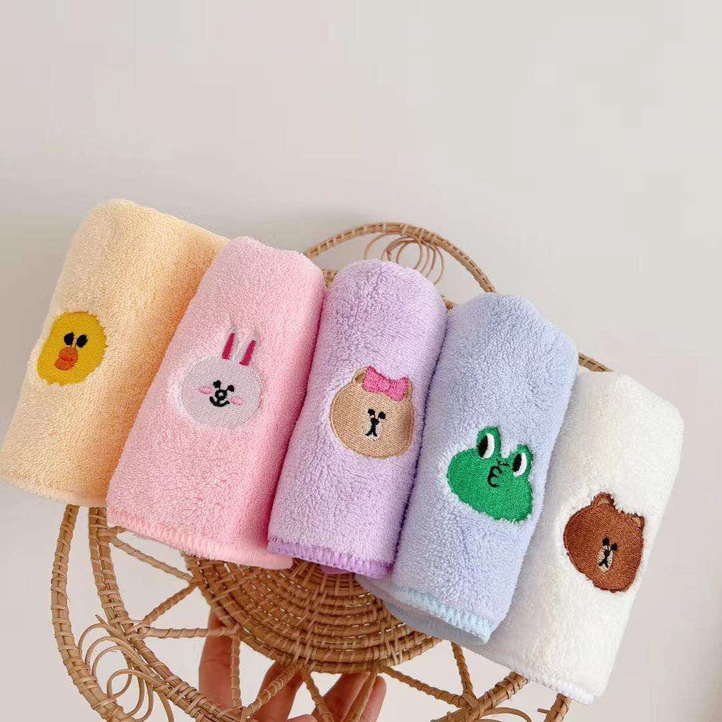 Set 5 khăn hình thú đáng yêu