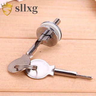 Ổ Khóa Cửa Kính Bằng Hợp Kim Kẽm Mạ Chrome