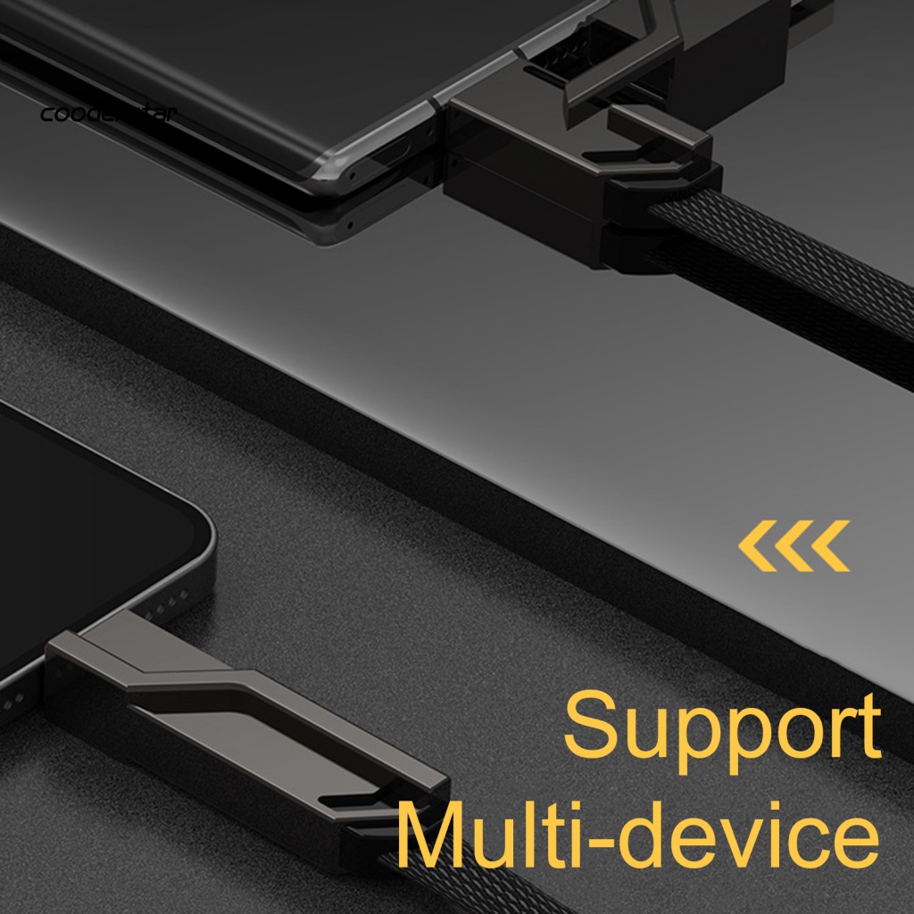 Dây Cáp Sạc Điện Thoại Hai Đầu Chống Rối Tiện Dụng