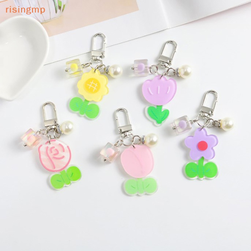 Móc Khóa Hình Hoa Hướng Dương Nhiều Màu Dễ Thương