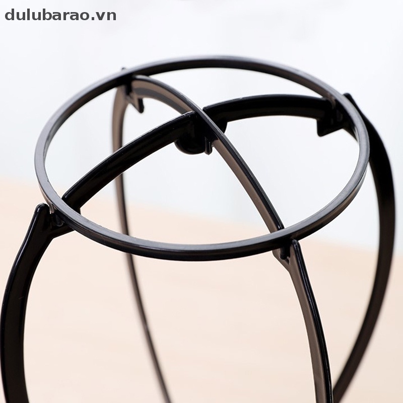 Dil đầy màu sắc nhựa Tóc Giả đứng xách tay gấp tóc giả đầu Đứng 16x35cm đầu chủ Ao