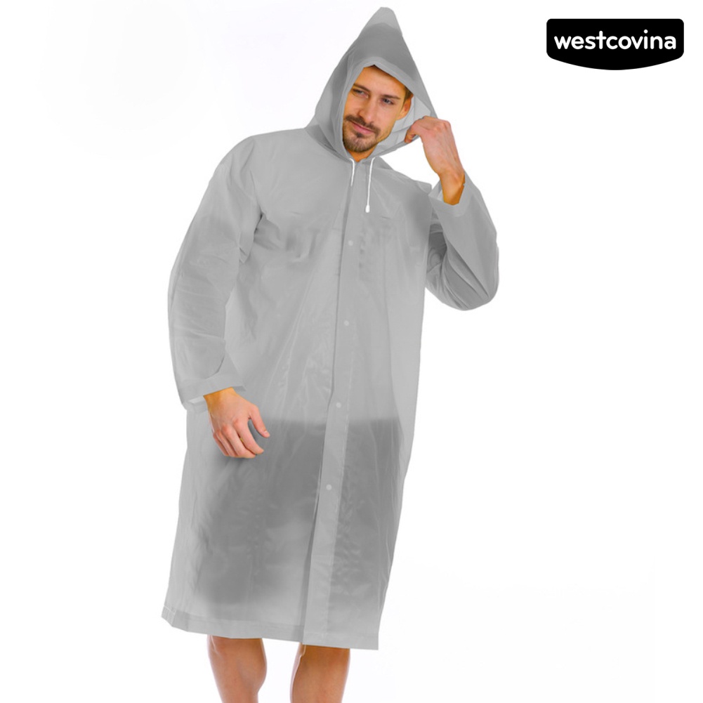 [COD]☁Áo Mưa Di Động Có Mũ Trùm Dày Dặn Chống Nước Có Thể Tái Sử