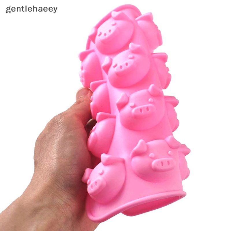 Khuôn Silicone Làm Bánh / Sô Cô La / Kẹo Ngọt Hình Heo Con Xinh Xắn