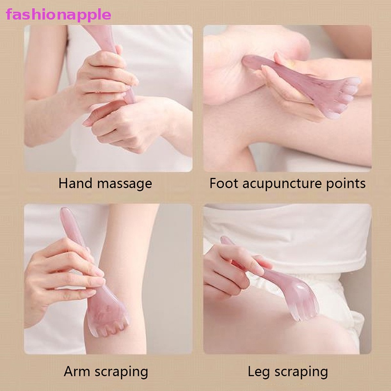 Dụng Cụ Mát Xa Da Đầu Bằng Nhựa Resin Năm Cánh Tiện Dụng