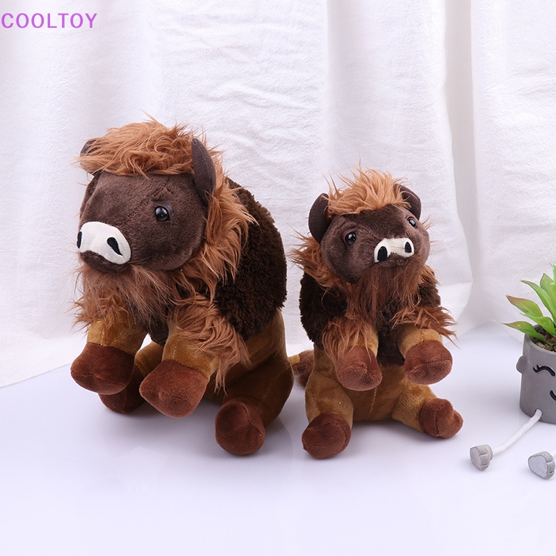 Bò Nhồi Bông Mềm Mại Trang Trí Nông Trại