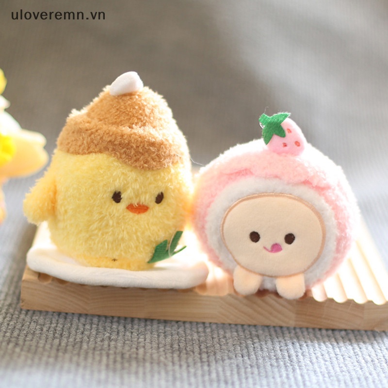 1 Móc Khóa Hình Gà Nhồi Bông Đáng Yêu
