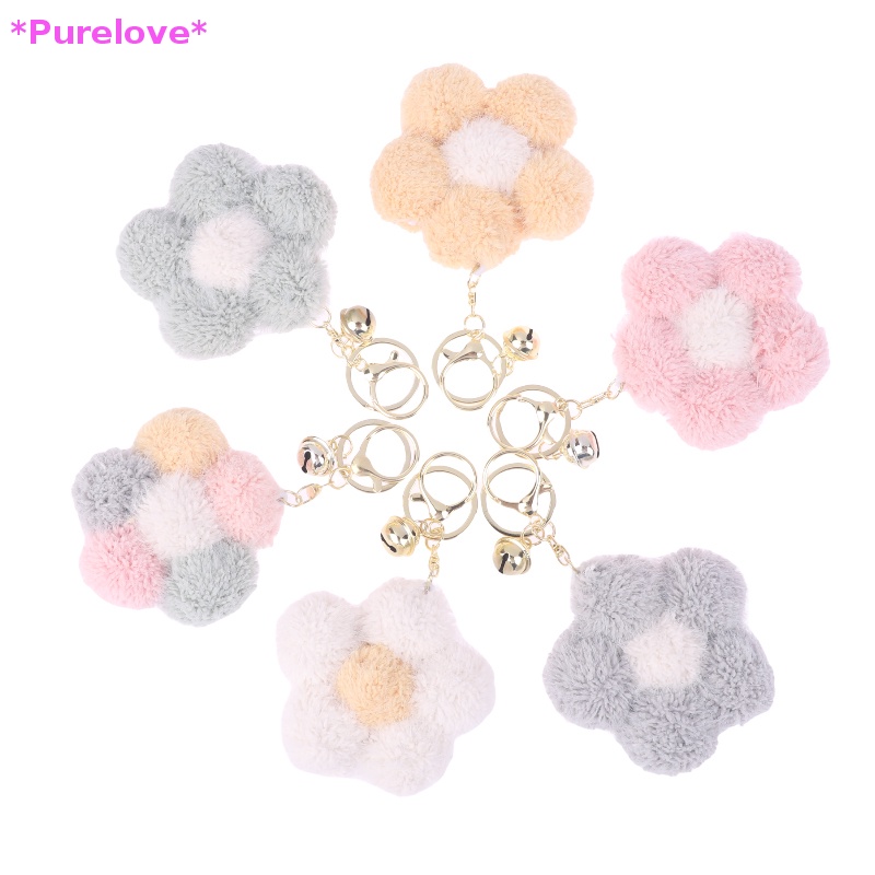 Móc Khóa Bông Hoa Mềm Mại Đáng Yêu Mới