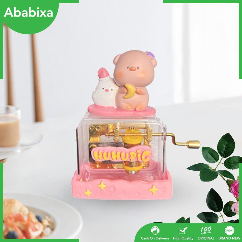 Hộp Nhạc Hình Búp Bê Ababixa Di Động Có Thể Chuyển Động Dùng Làm Quà Tặng Sinh Nhật Cho Bé