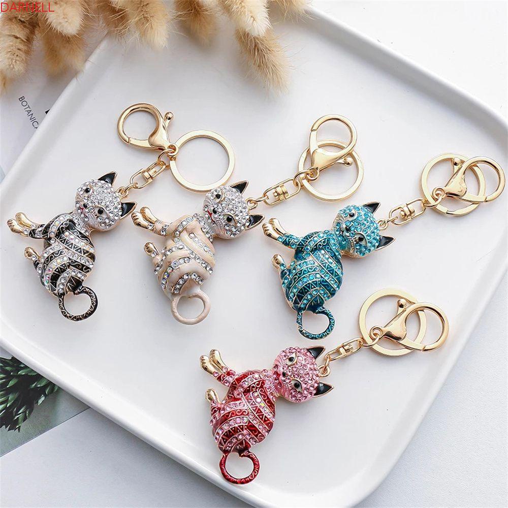 Móc Khóa Kim Loại Hình Chú Mèo Dễ Thương|Móc Khóa Kim Loại Thời Trang