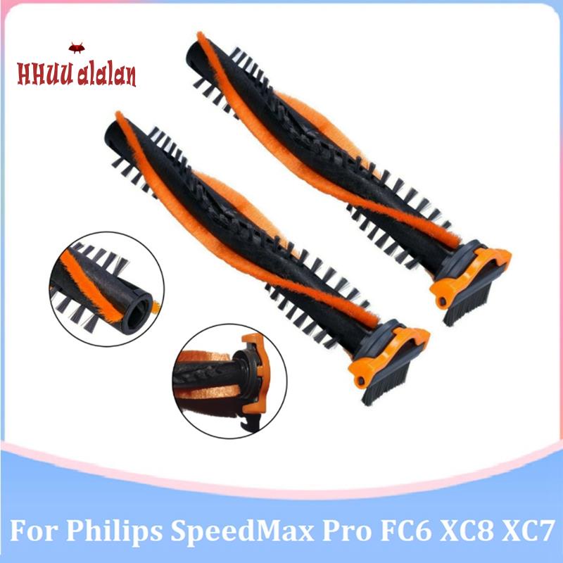 2 Bàn Chải Lăn Cho Philips SpeedMax Pro FC6 XC8 XC7 FC6822 FC6823 FXC8043 XC8045 XC704301 Túi Đựng Đồ Dùng Cao Cấp Tiện Dụng704101 Máy Hút Bụi Cầm Tay Chất Lượng Cao