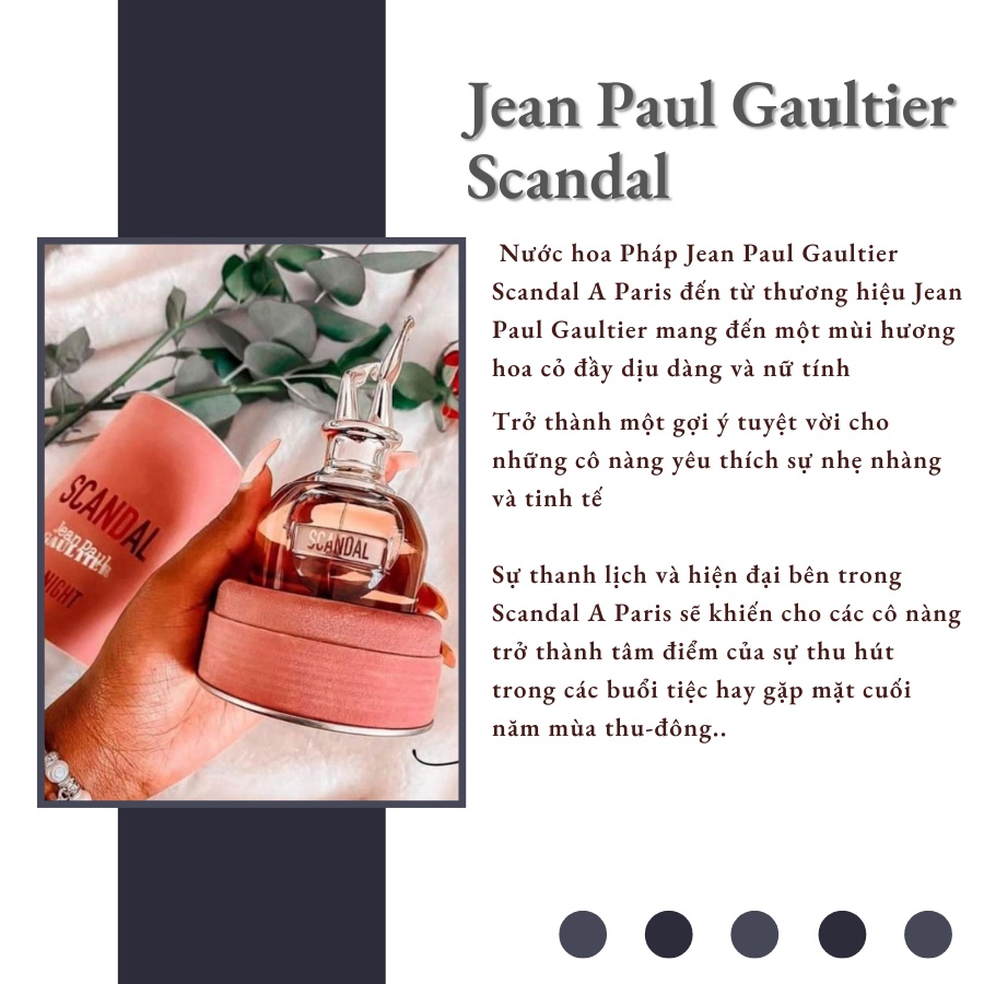 Nước hoa nữ Jean Paul Gaultier Scandal chiết 10ml chính hãng - Delimaperfume