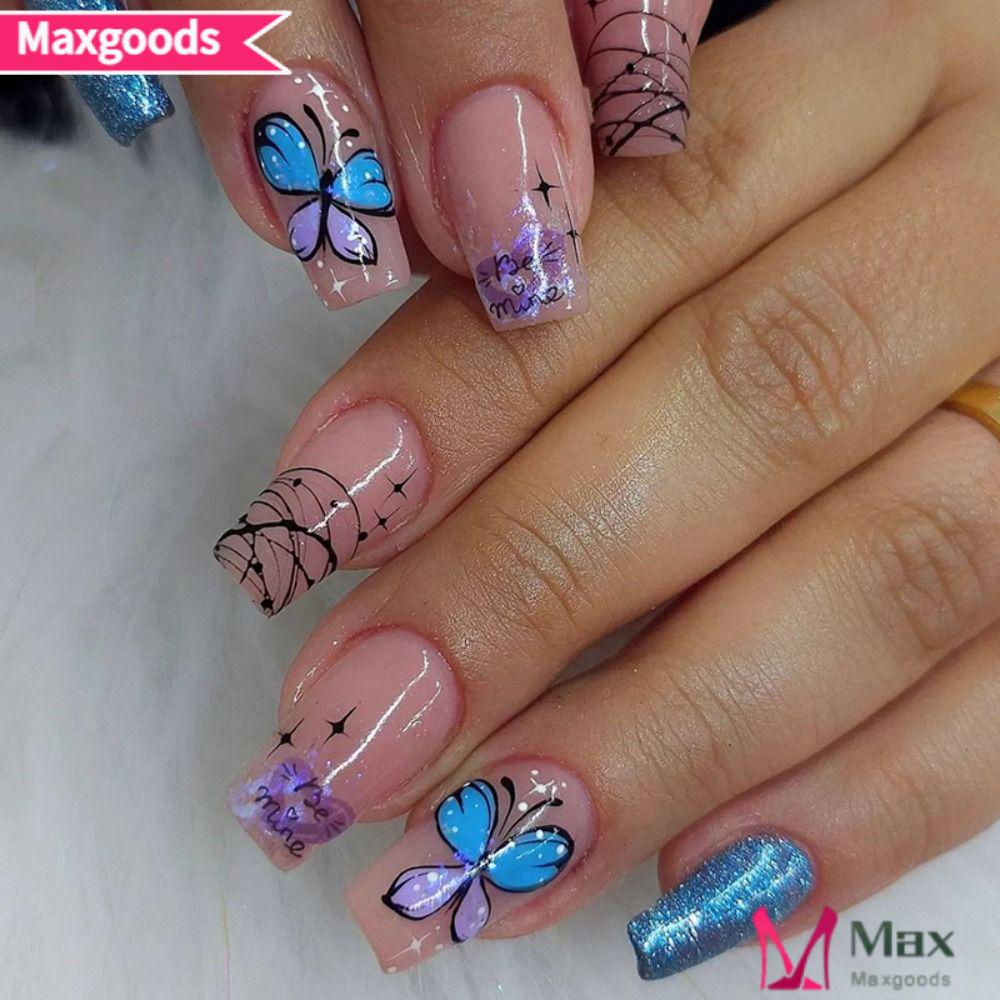 Bộ 24 Móng Tay Giả Che Phủ Toàn Diện DIY