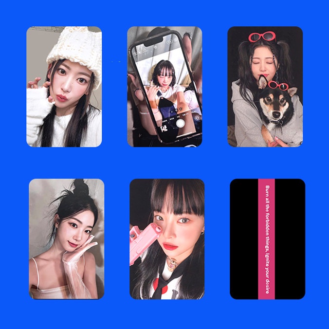 Set 5 Tấm Ảnh Lomo Card Lesserafim WVS