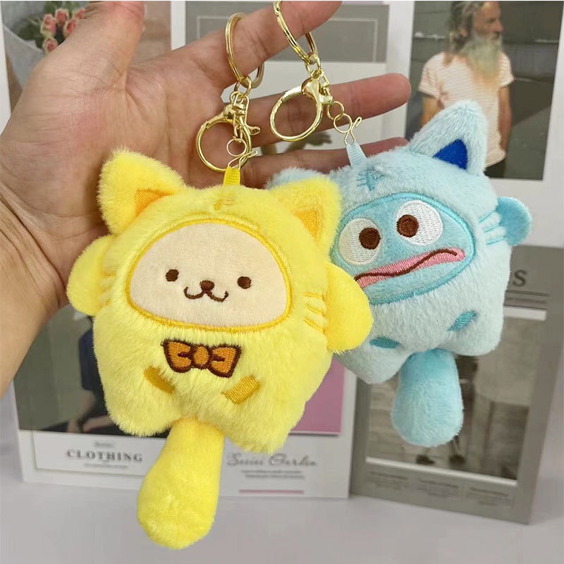 Sanrio Móc Khóa Hình Mèo Nhồi Bông Đáng Yêu