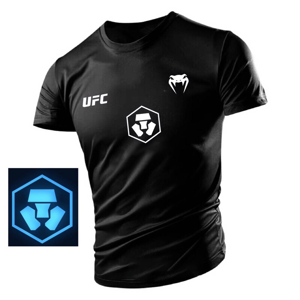 Áo Tập Luyện MMA Venum UFC Crypto.com Bằng Sợi Nhỏ