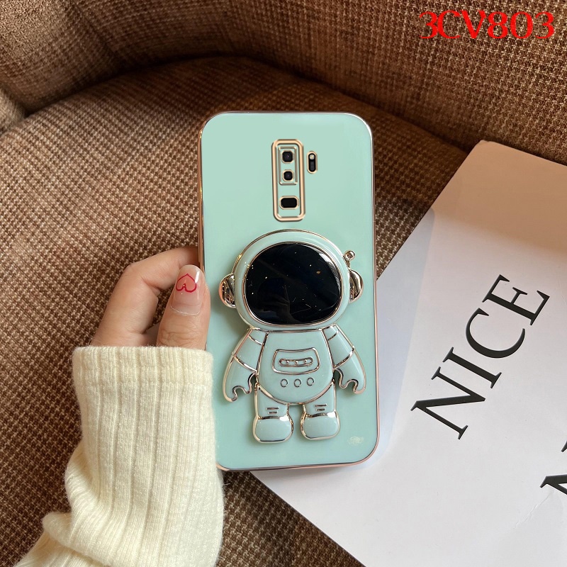 Ốp lưng samsung s9 plus samsung s9 Ốp Điện Thoại Silicone Mềm Có Vòng Đỡ Cho samsung s9 plus s9 FSZJ6 viền vuông cute thường