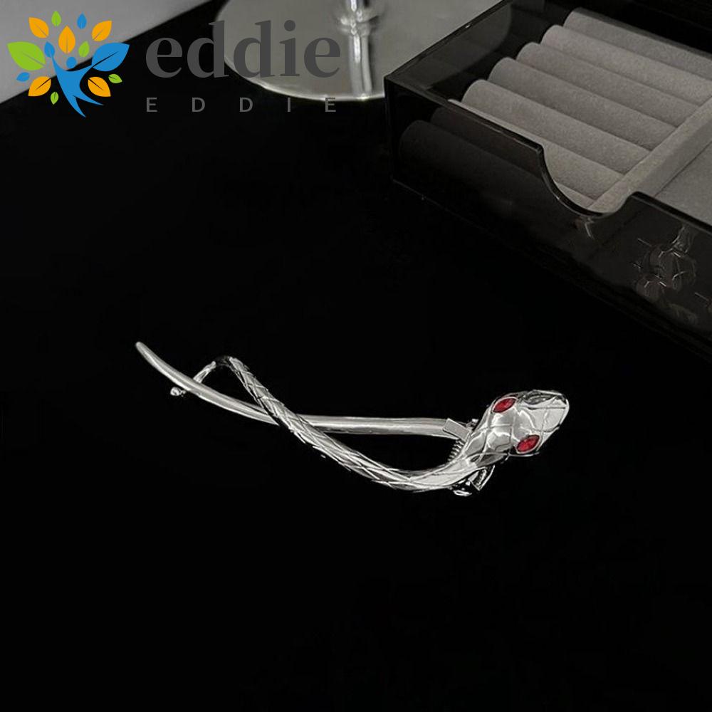 Kẹp Tóc Hình Cá Mập Phối Dây Xích Tua Rua Kiểu Vintage 26EDIE Thời Trang Cho Nữ|Kẹp Tóc Móng Vuốt Hàn Quốc