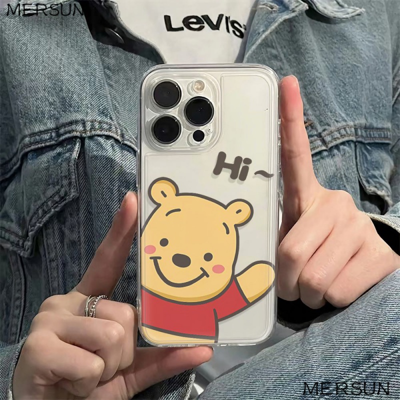 ✅Ốp Điện Thoại Mềm Hình Winnie the Pooh Chống Sốc Maxplus11 6Inhi13 7814pro iPhone12 Z0GN