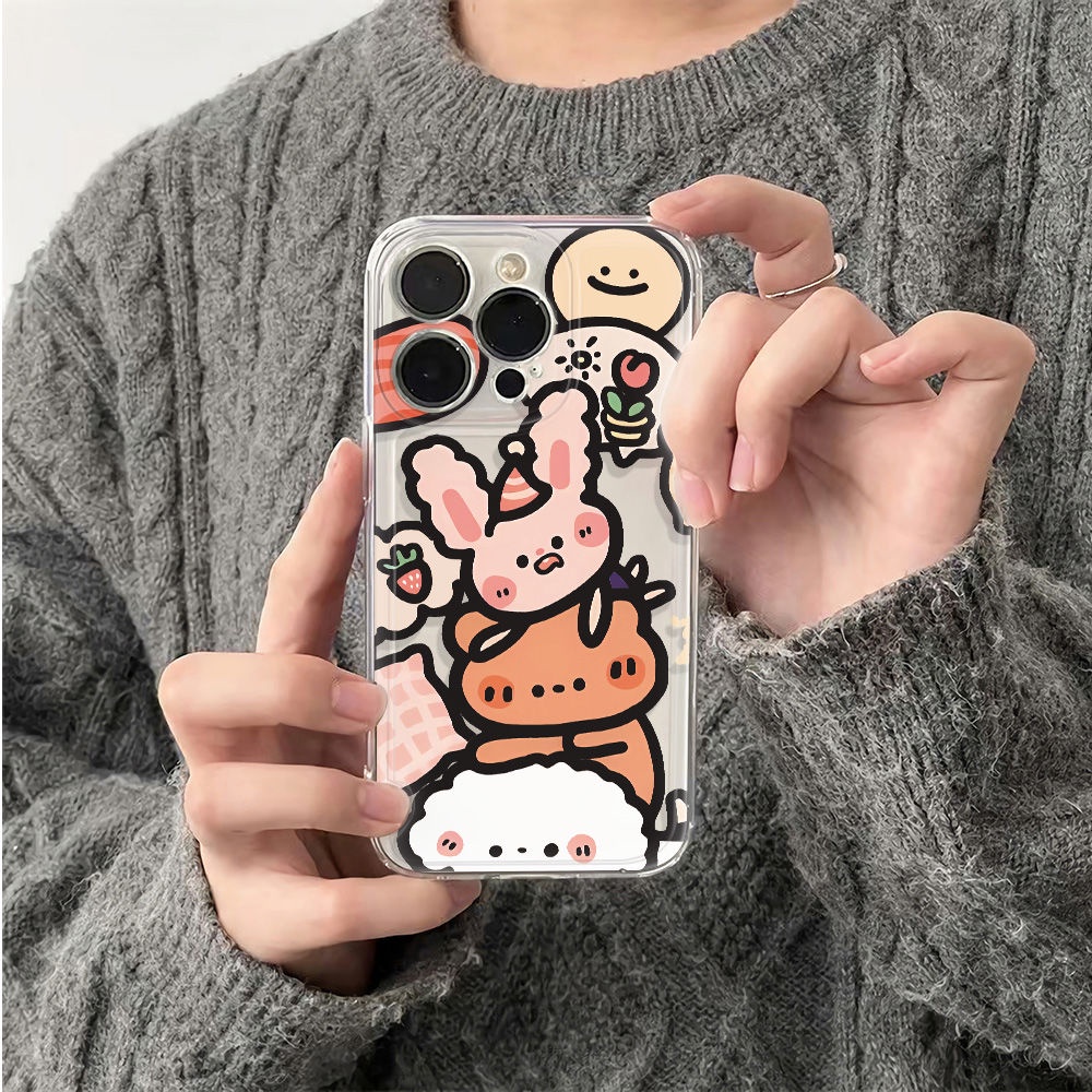 ✅Ốp Điện Thoại Mềm Chống Sốc Họa Tiết Động Vật Đơn Giản Xếp Chồng Lên Nhau Cho Apple max13 iPhone1214pro6ins Style 7811 Q7RP