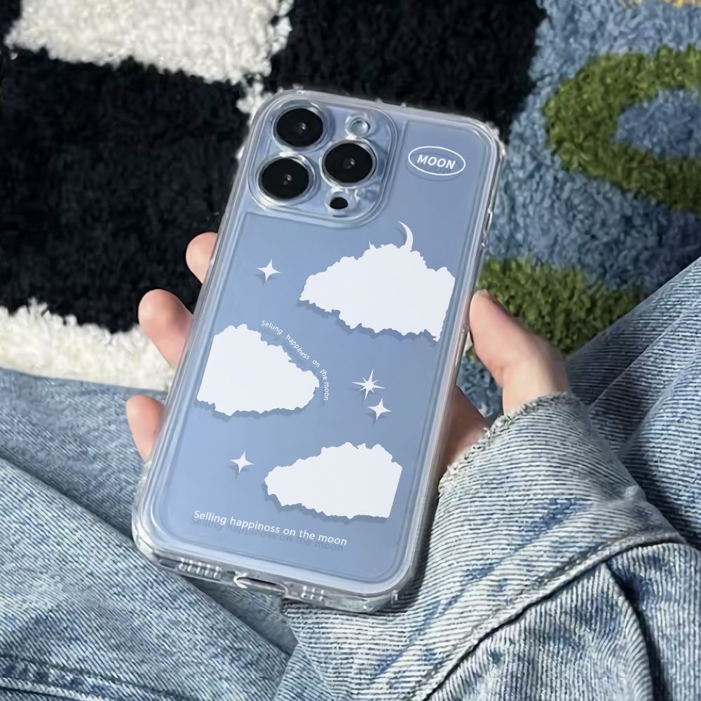 ✅Ốp Điện Thoại Màu Trắng Chống Sốc Cho Iphone12max 13 plus11 14pro 6In78 14