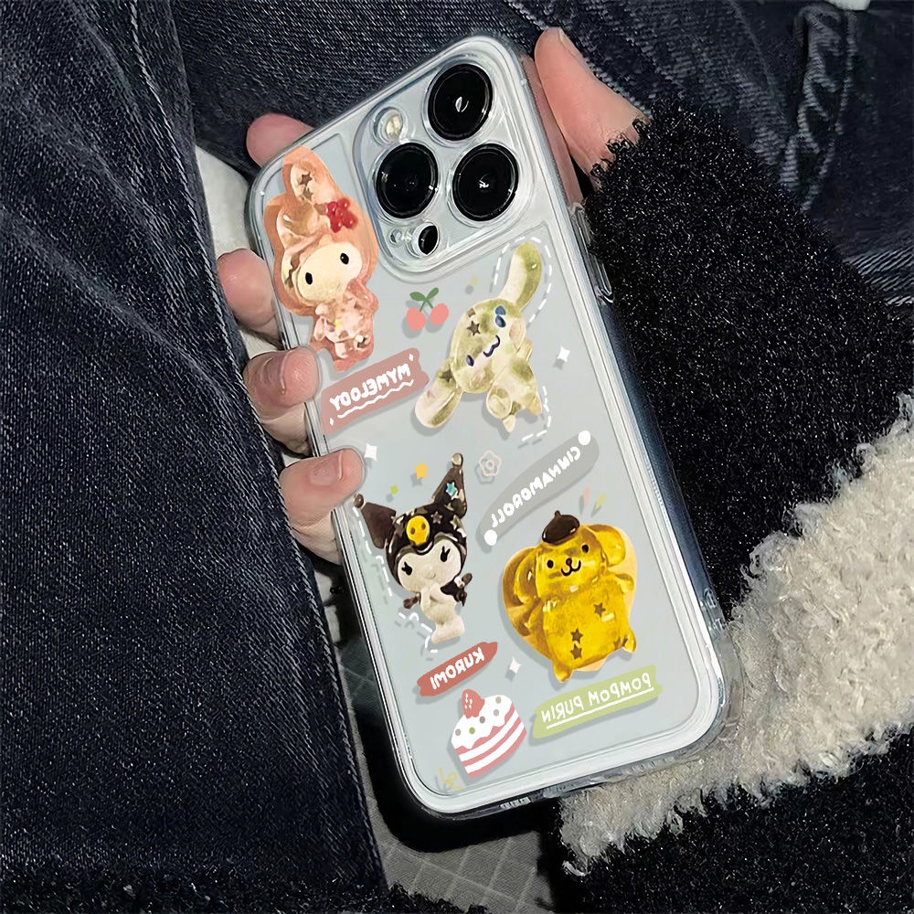 ✅Ốp Điện Thoại Chống Sốc Họa Tiết Chú Chó Cinnamon Cho Iphone 14pro 6In13 11iPhone12 max Milo 78