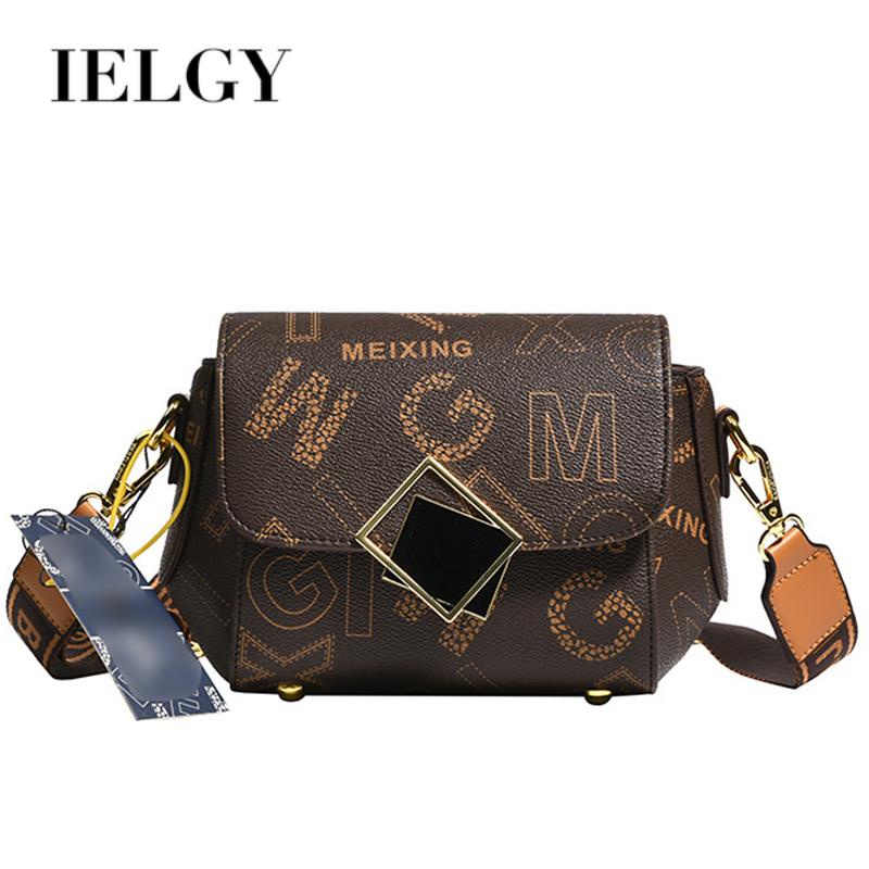 Túi Đeo Vai Vuông Nhỏ Dây Bản Rộng In Họa Tiết Chữ Thời Trang Chất Lượng Cao Cho Nữ