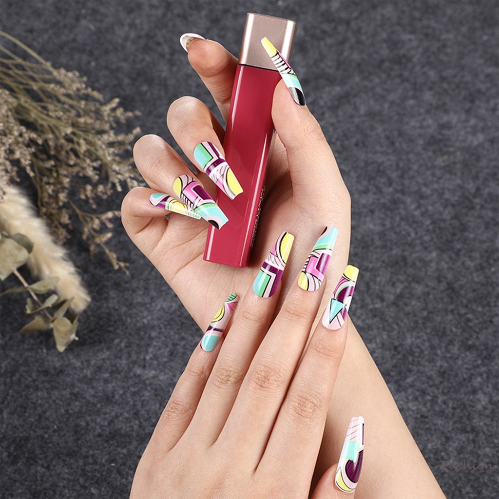 Móng Tay Giả Hình Tam Giác Thoải Mái Quyến Rũ