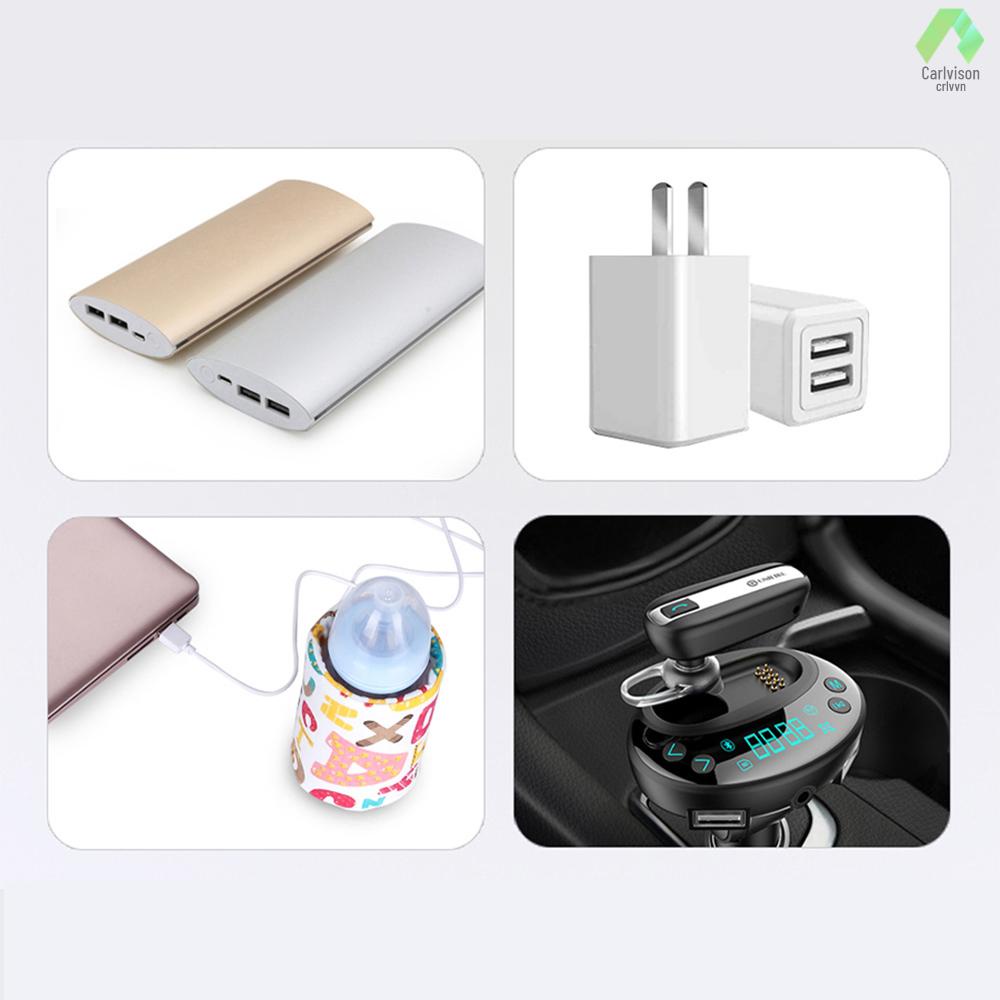 Vỏ Giữ Ấm Bình Sữa USB 400 Độ 400°C Túi Hâm Nóng Bình Sữa / Cà Phê / Trà Sữa Trái Tim Mang Đi Tiện Dụng 22 #