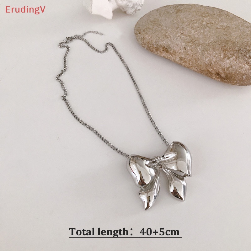 Vòng Cổ Choker Bằng Kim Loại Mặt Hình Nơ Đính Ngọc Trai Thời Trang Cho Nữ