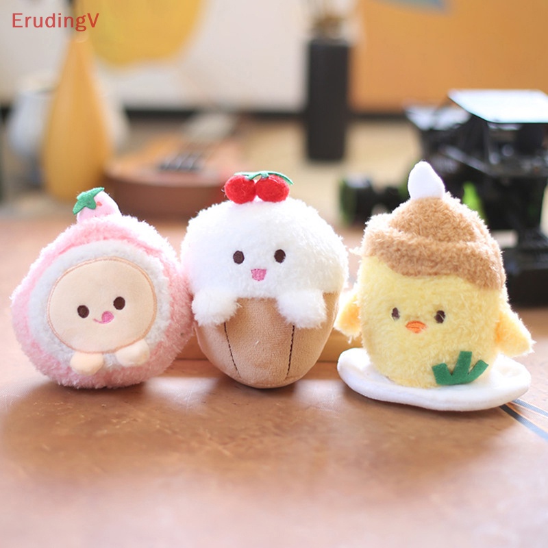 [ErudingV] 1 Búp Bê Nhồi Bông Mềm Mại Hình Gà Đào Hoạt Hình Dễ Thương Thời Trang [Mới]