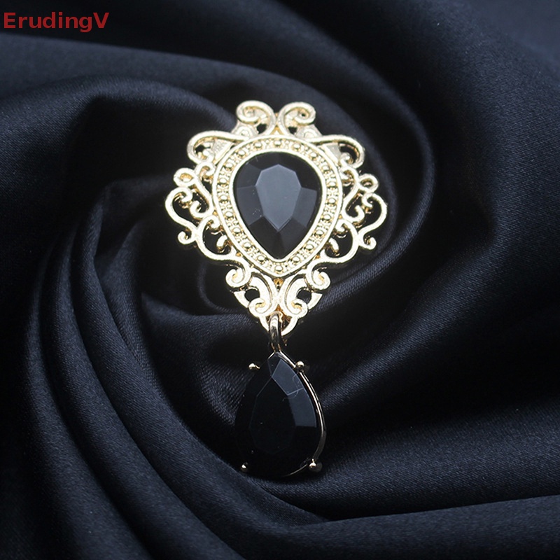 Ghim Cài Áo Hợp Kim Hình Giọt Nước Phẳng 26 * 48mm