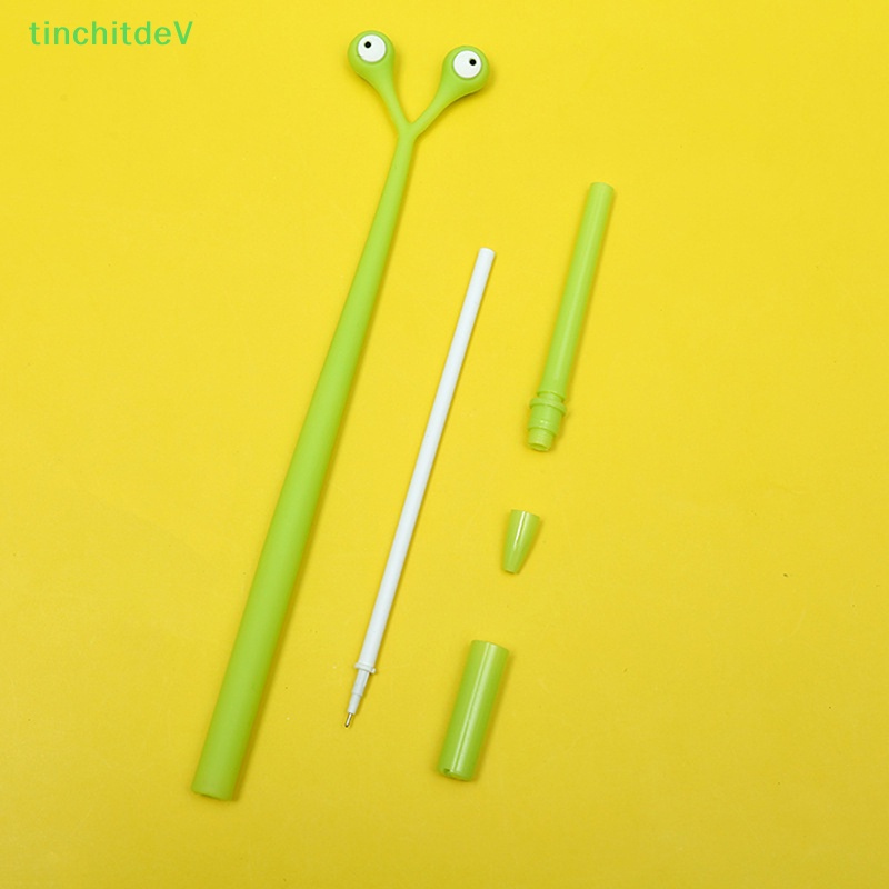 1 Cây Bút Mực Gel Ngòi Bút 0.5mm In Hình Người Ngoài Hành Tinh Dễ Thương Màu Sắc Ngẫu Nhiên