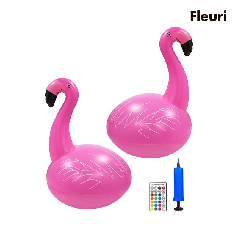 Đèn Hồ Bơi Năng Lượng Mặt Trời Hình Chim Hồng Hạc Cổ Điển