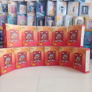 [cao91cm] mô hình lắp ráp doraemon thần tài