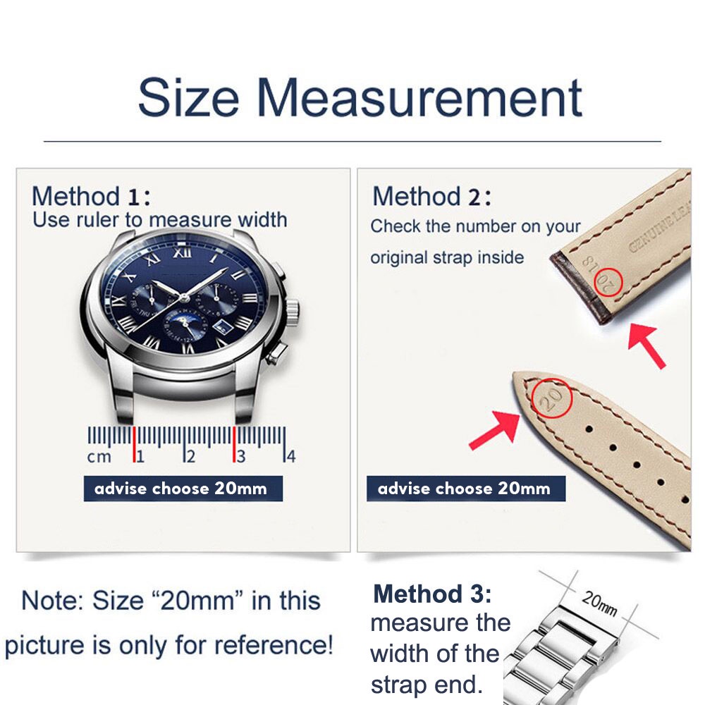 YIFILM Dây Đồng Hồ Thay Thế Bằng Thép Không Gỉ 18mm 20mm 22mm 24mm