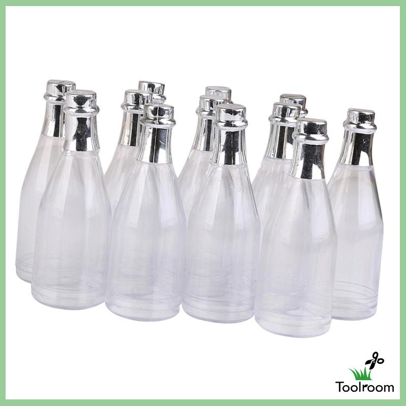 Bộ 12 Lọ Đựng Kẹo Trong Suốt Dùng Cho Tiệc Tùng / Nhà Tắm