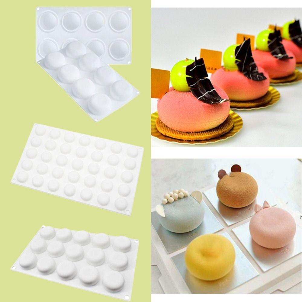 JANE 3D Hemisphere DIY Craft Cake Decorating Tools Chocolate Jelly Dome Mousse Moulds