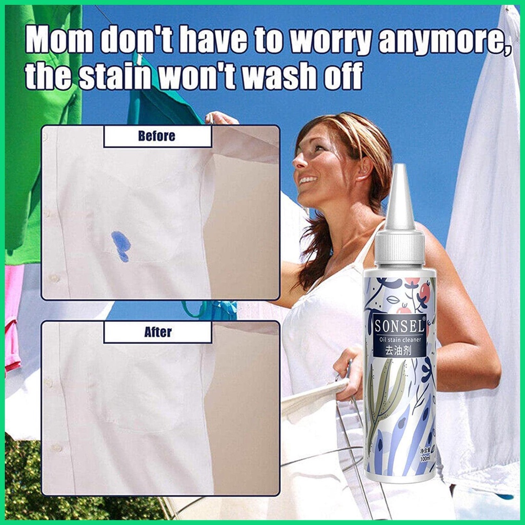 Dung Dịch Loại Bỏ Vết Bẩn Trên Quần Áo 3.5 Fl Oz