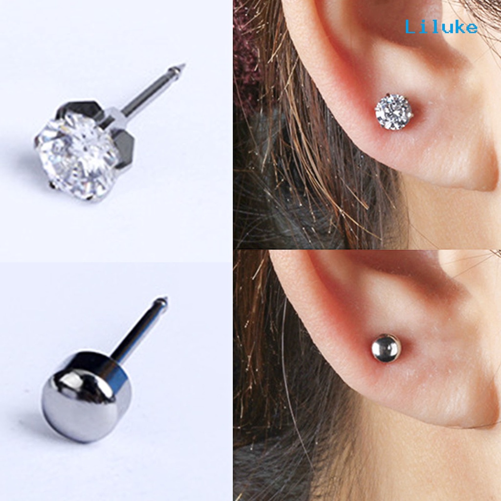 Dụng Cụ Xỏ Khuyên Tai Bằng Thép Không Gỉ Sử Dụng Một Lần