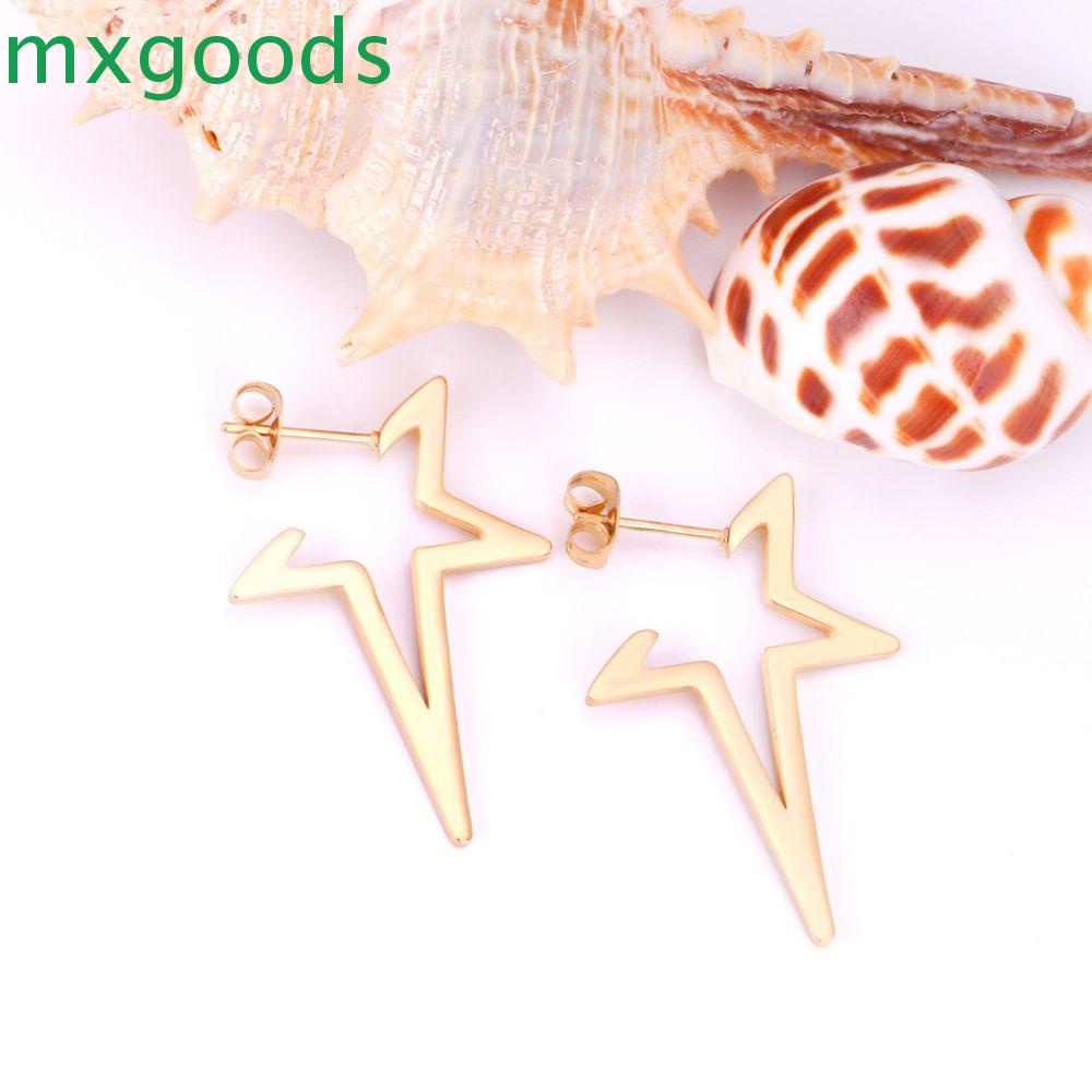 Khuyên Tai Hình Ngôi Sao Bằng Thép Không Gỉ Thời Trang Cho Nữ