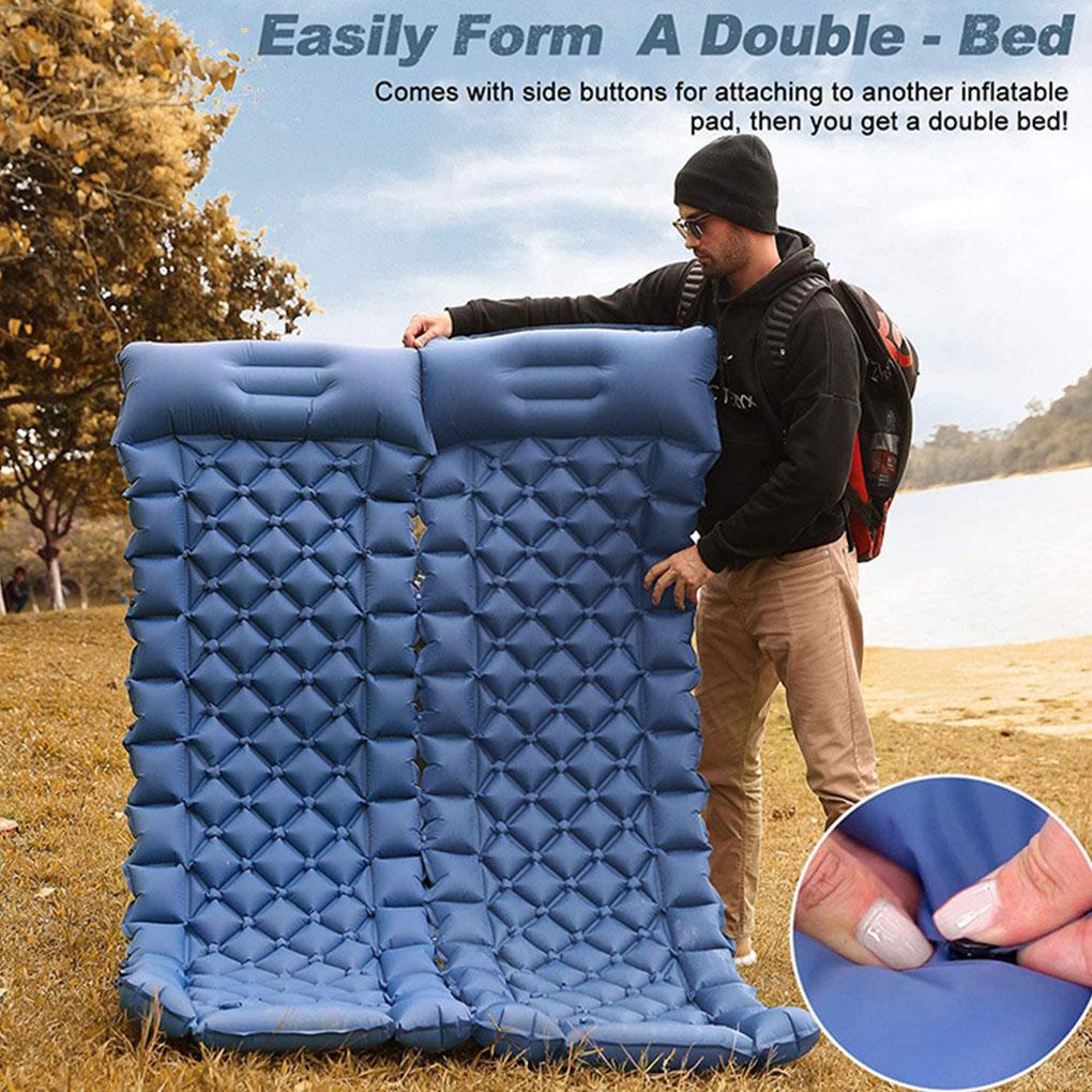 Thảm Ngủ TPU Polyester Màu Trơn Có Thể Gấp Gọn Tiện Dụng Khi Đi Cắm Trại