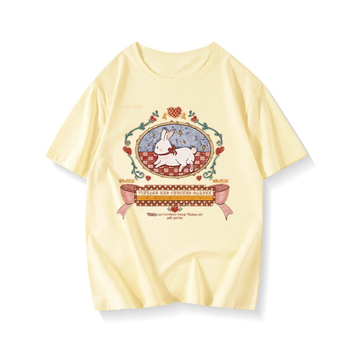 NRVP Áo Thun 100% Cotton Tay Ngắn Phong Cách Hàn Quốc Mới