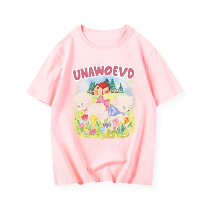 NRVP Áo Thun 100% Cotton Tay Ngắn Phong Cách Hàn Quốc Mới