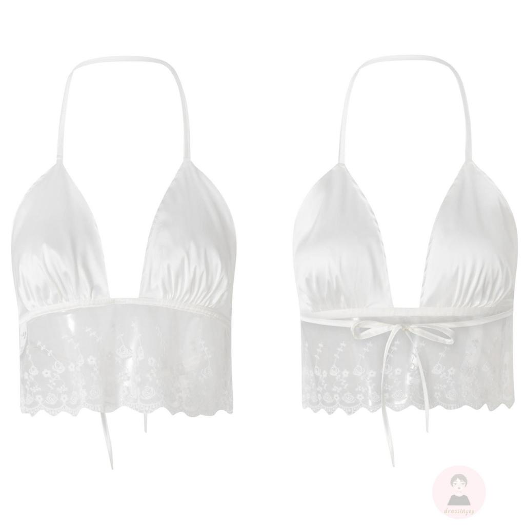 Áo Ren Hoa Hai Dây Thời Trang Dành Cho Nữ